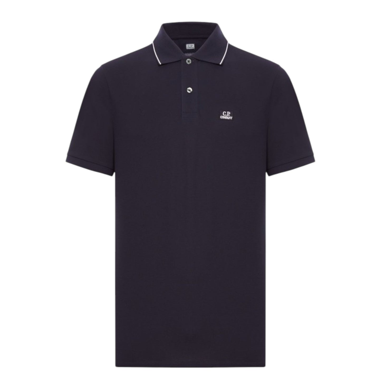 C.P Company Navy Cotton Polo Shirt