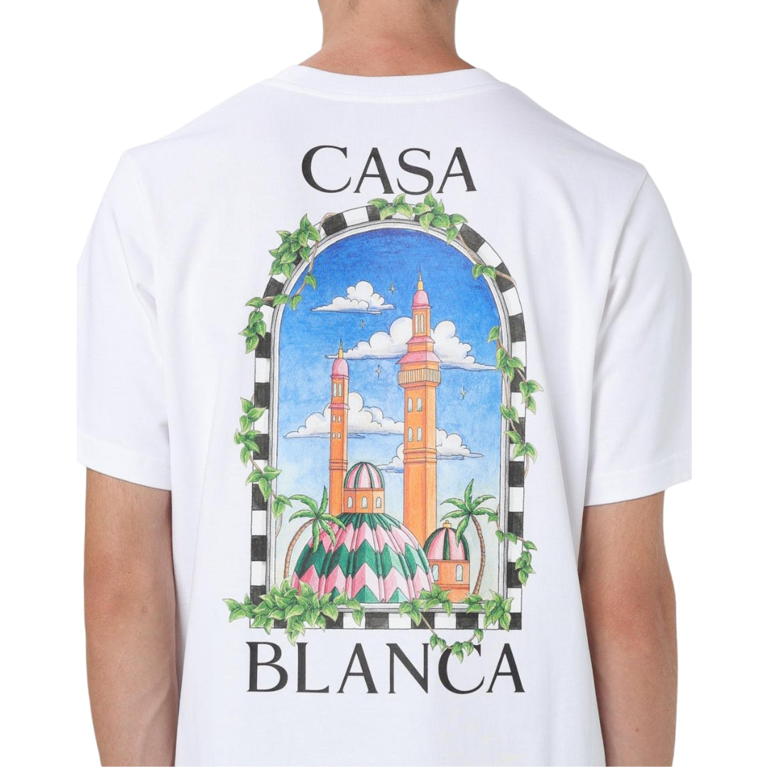 Casablanca Vue De Damas White T-shirt XL