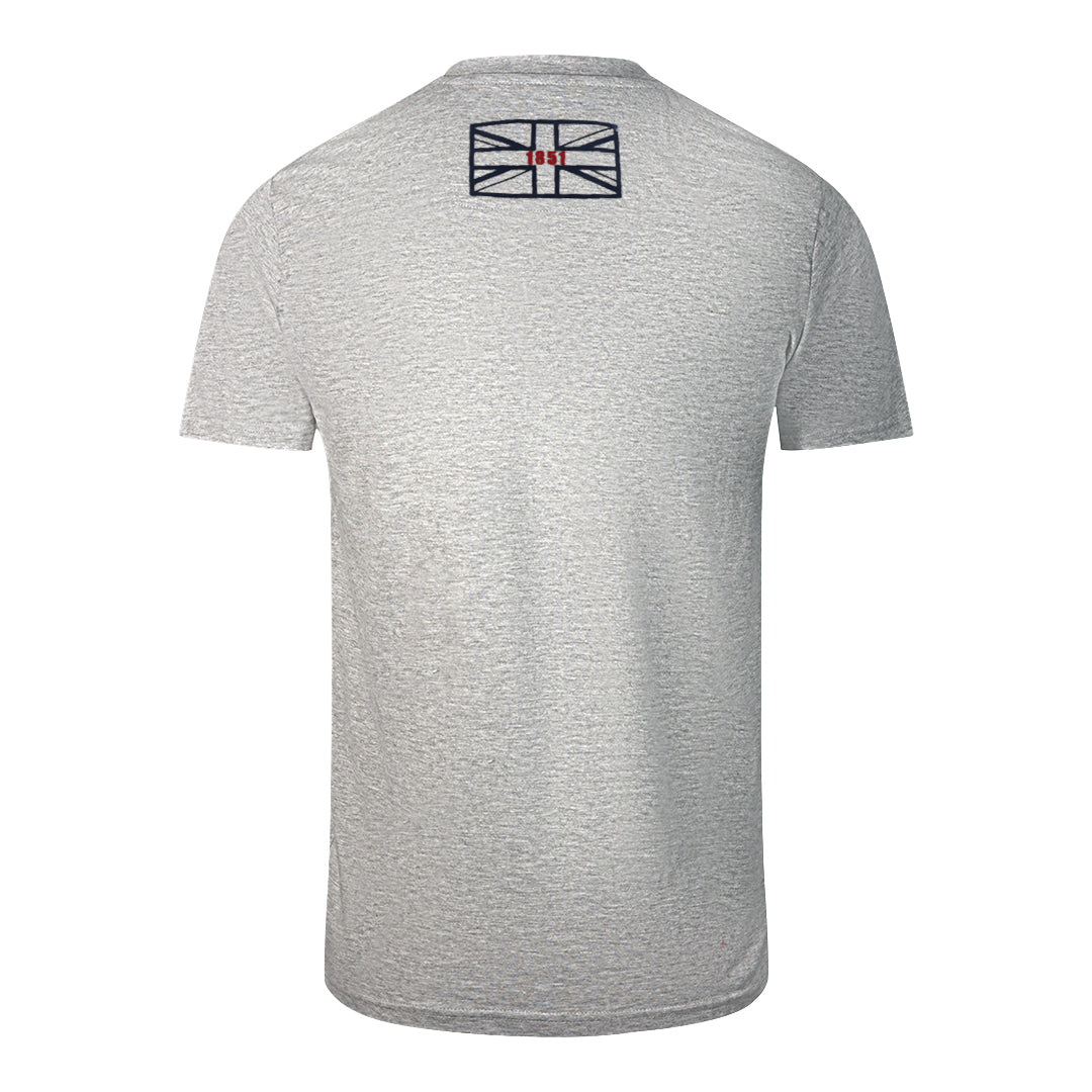 Aquascutum Script Logo Grey T Shirt - Style Centre Wholesale