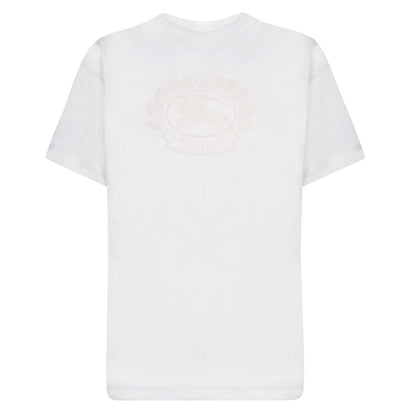 Burberry EKD Embroidered Logo Chalk T-Shirt S