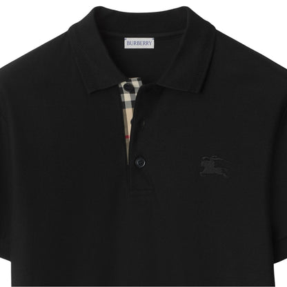 Burberry Eddie EKD Black Polo Shirt S