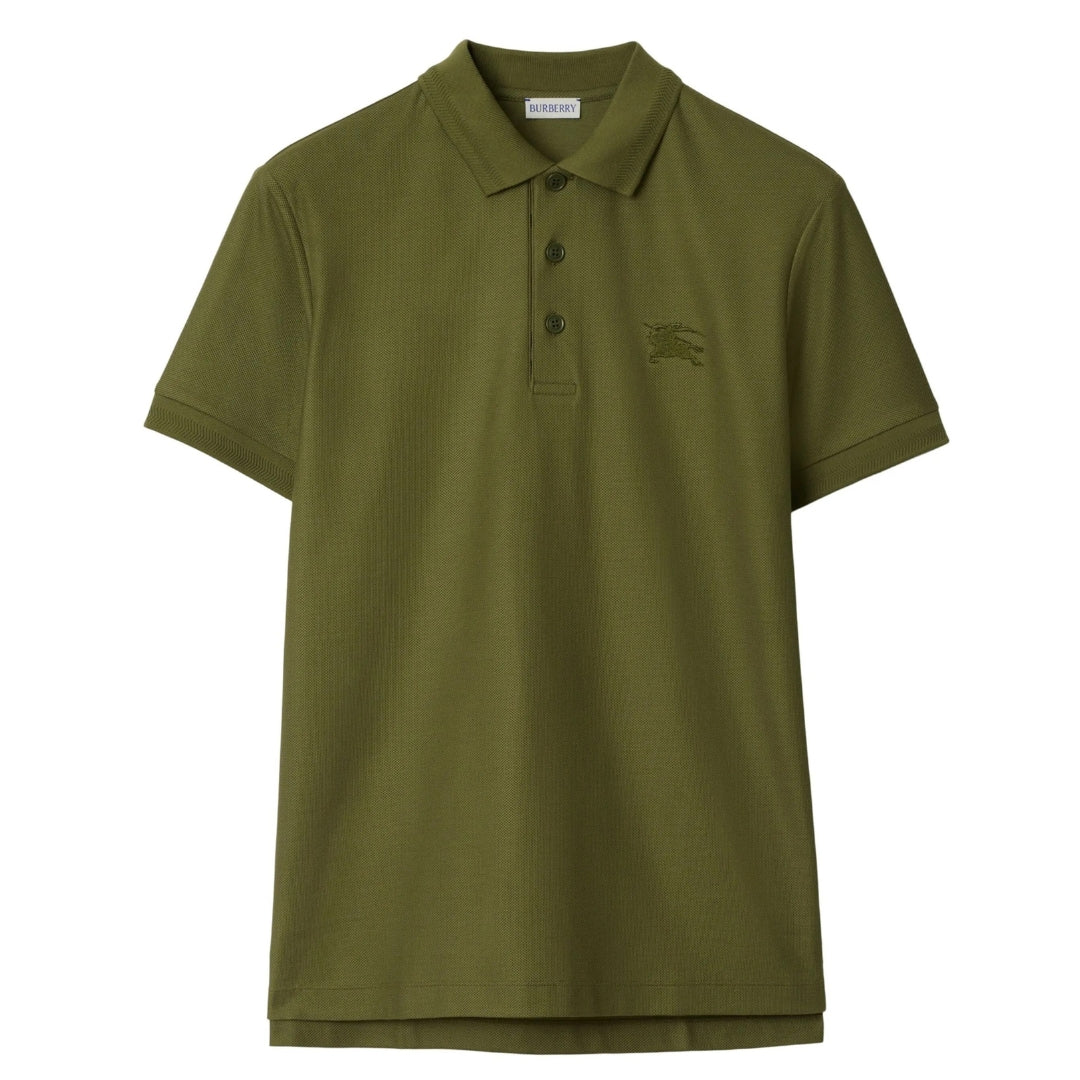 Burberry Eddie EKD Olive Green Polo Shirt S
