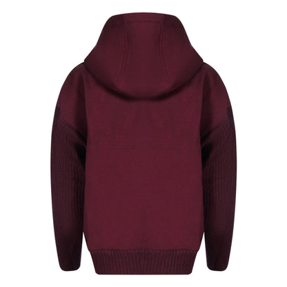 Parajumpers Zip Fleece Burgundy Hoodie S