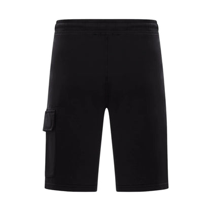 C.P. Company Cotton Lens Black Shorts