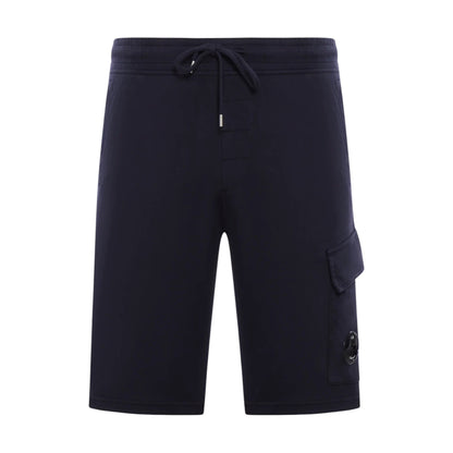 C.P. Company Cotton Lens Navy Shorts