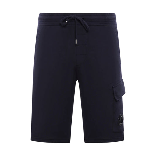 C.P. Company Cotton Lens Navy Shorts