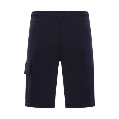 C.P. Company Cotton Lens Navy Shorts