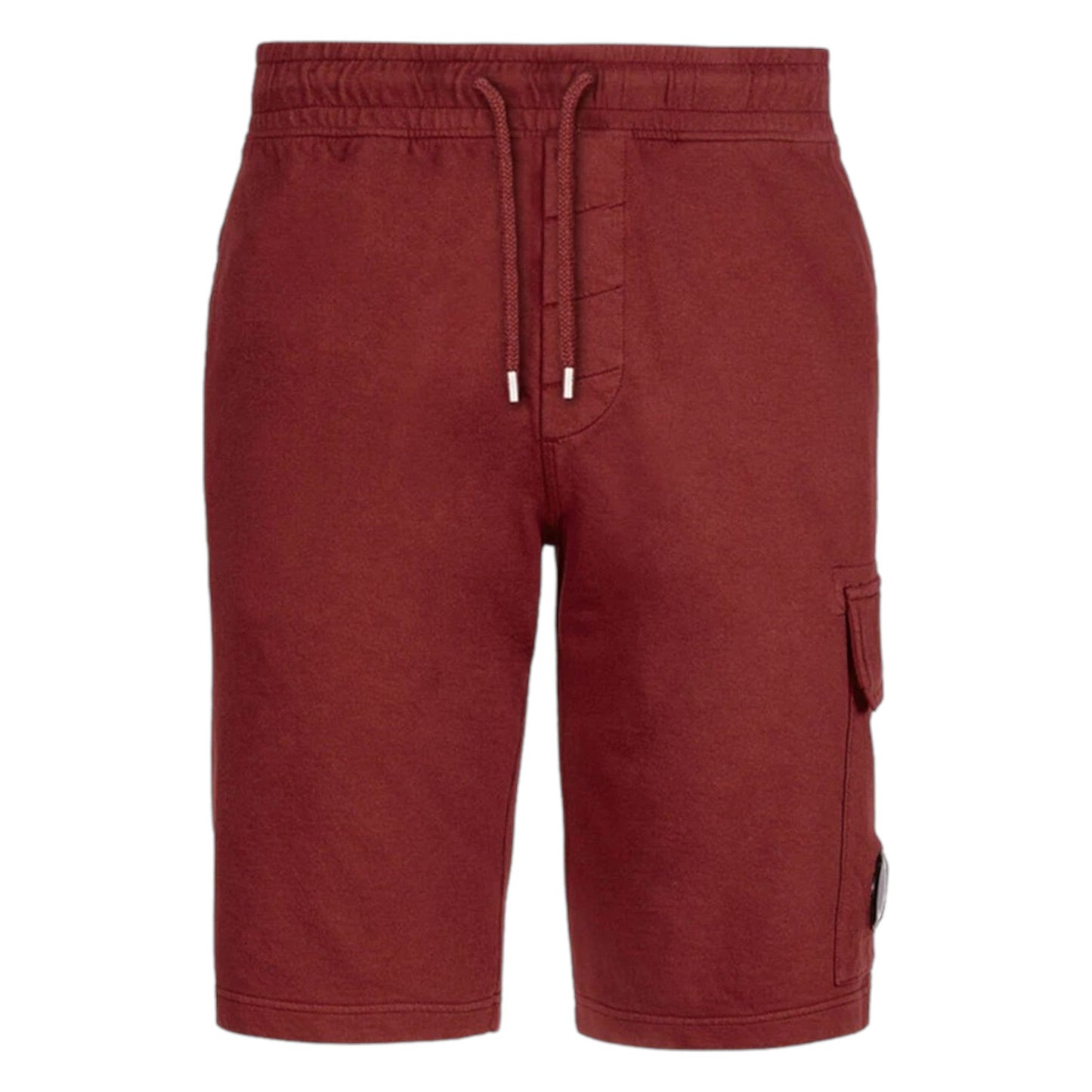 C.P. Company Burgundy Red Lens Shorts