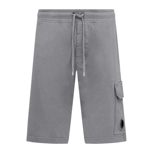 C.P. Company Light Fleece Cotton Shadow Grey Shorts