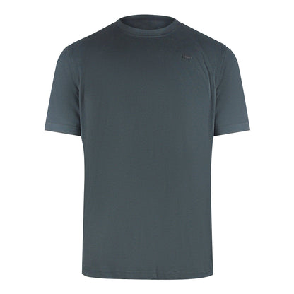 Diesel T Just Crew Plaquet 93R Grey T Shirts Mens