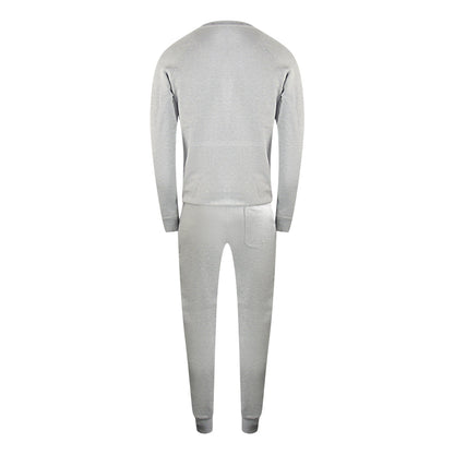 Aquascutum Aa_Ow04_St002 Oldchool Crewneck Grayel St002 Grey Creckneck And Track Pants Set Male - Style Centre Wholesale
