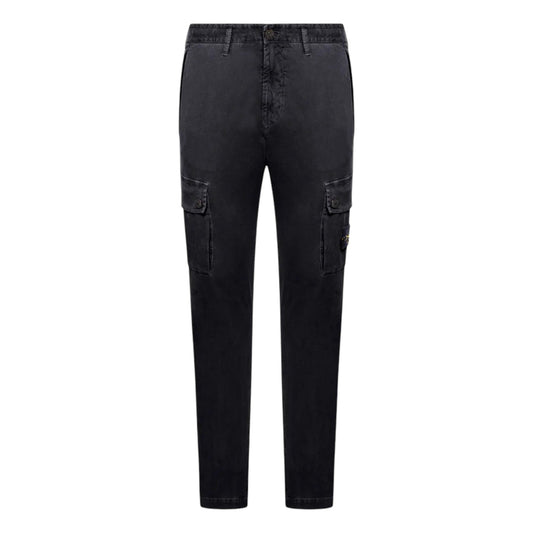 Stone Island Black Cargo Pants