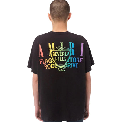 Amiri XO Beverly Hills Black T-Shirt S