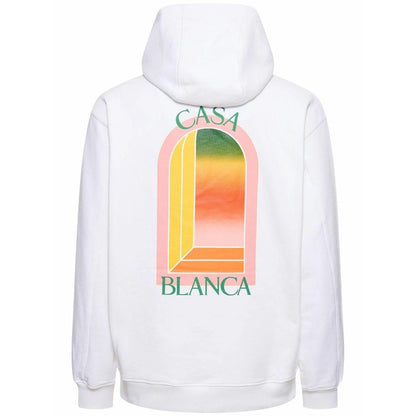 Casablanca White Hoodie Mens