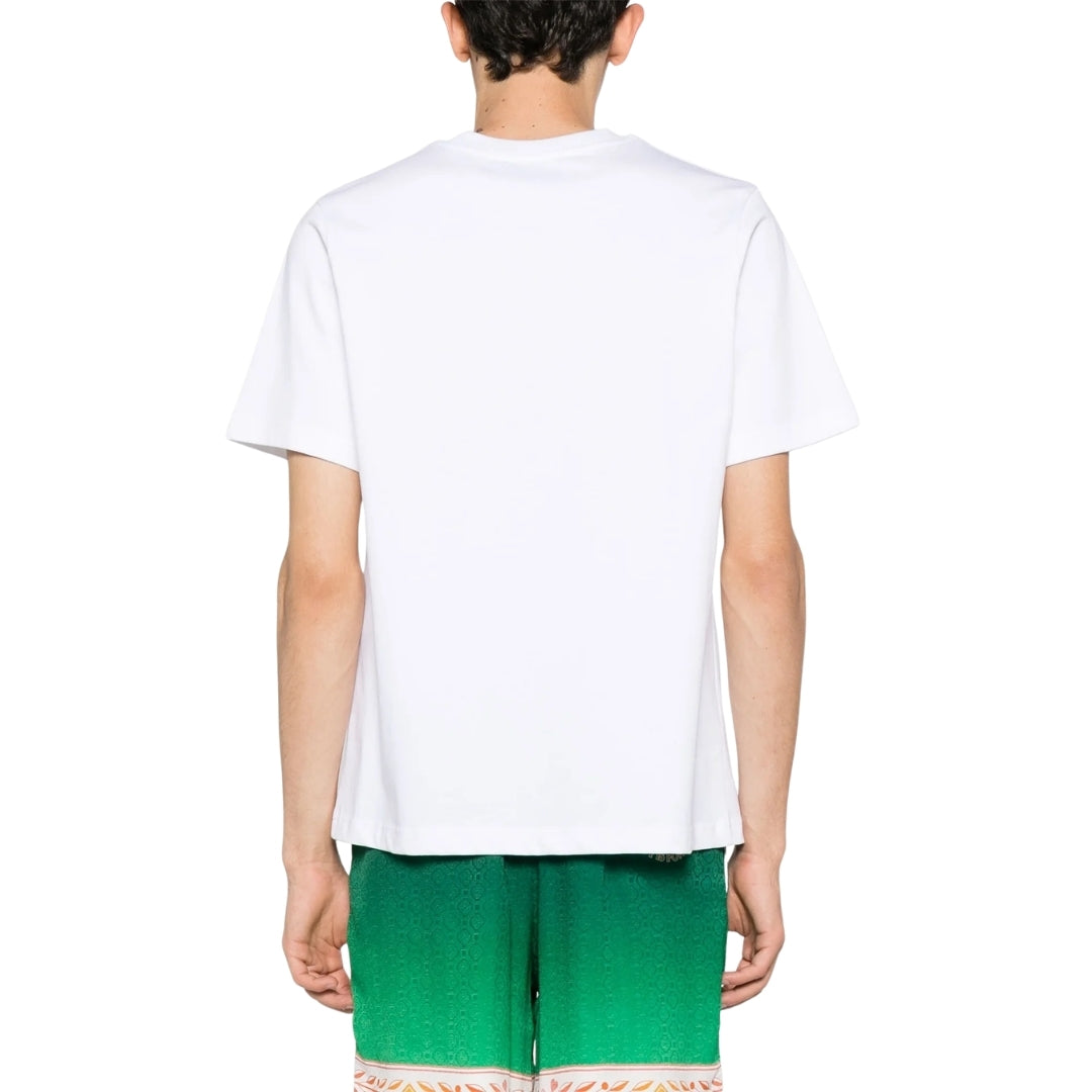 Casablanca Printed T-Shirt Playful Eagle White