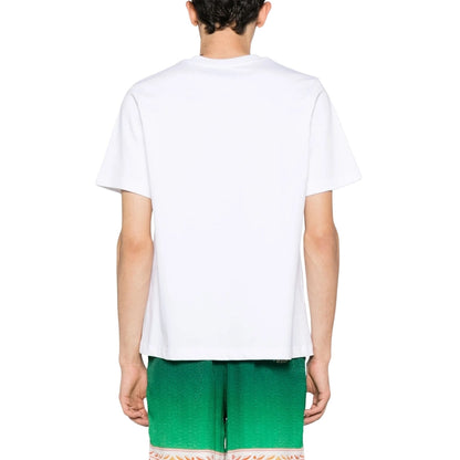 Casablanca Printed T-Shirt Playful Eagle White