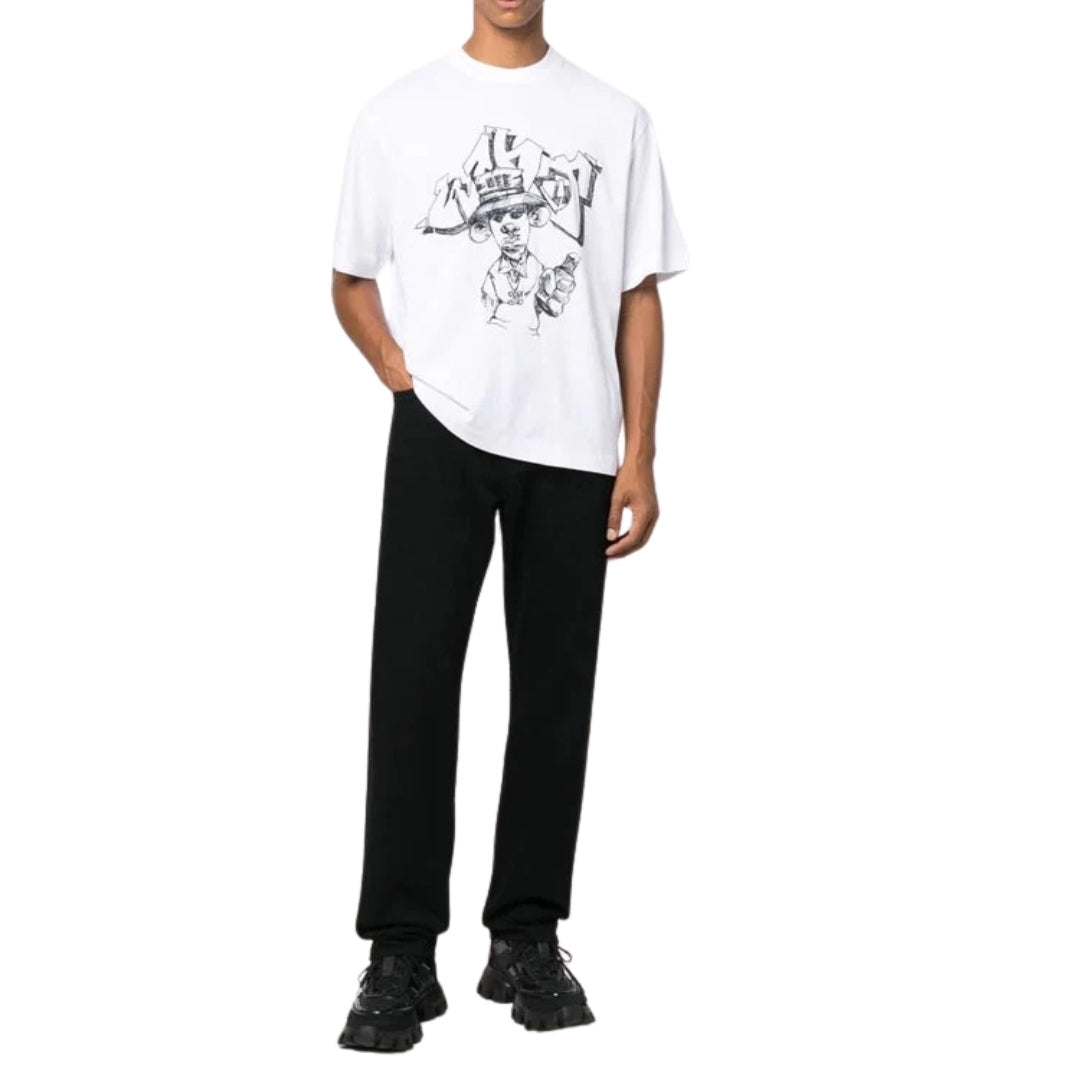 Off-White Graff Freest Over Skate Short Sleeve Tee White XS