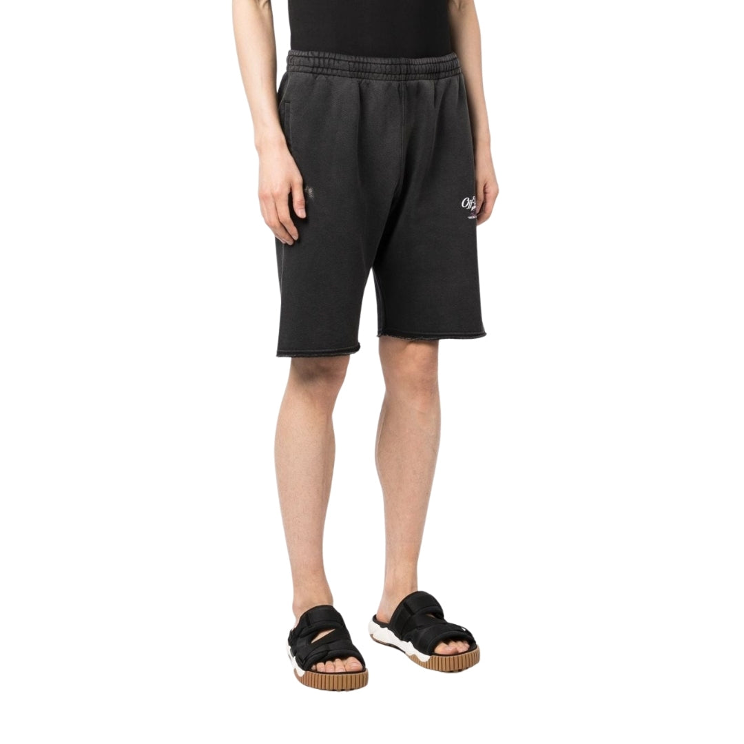 Off-White Wave Off Sweatshorts Black S