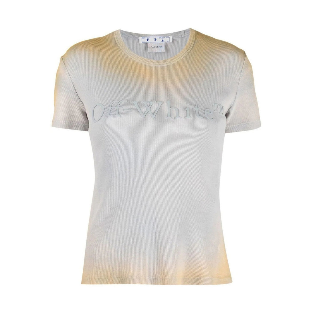 Off-White Laundry Ribbed Basic Tee IT36