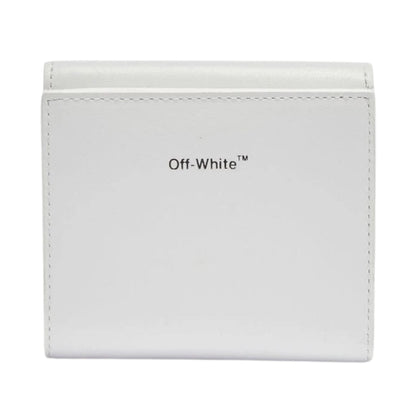 Off-White Quote Logo White Jitney French Purse