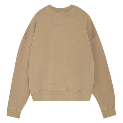 Palm Angels GD Curved Logo Beige Sweatshirt S