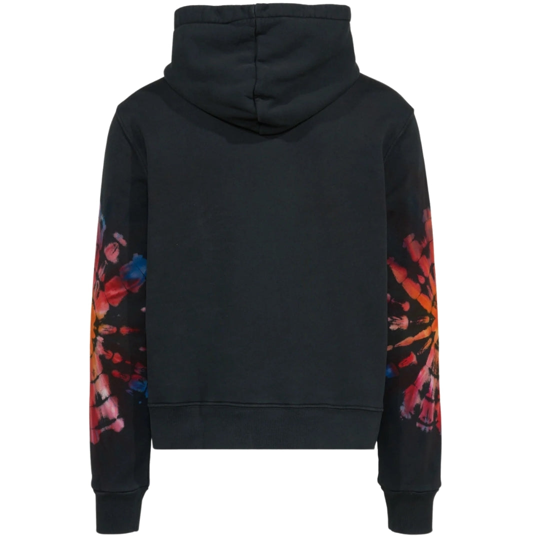 Amiri Spot Tie Dye Sleeves Black Hoodie S