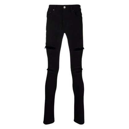 Amiri Slim Fit Thrasher Plus Black Denim Jeans - Style Centre Wholesale
