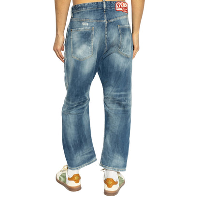 Dsquared2 Medium Small Hole Wash Kawaii Jeans Navy Blue W32