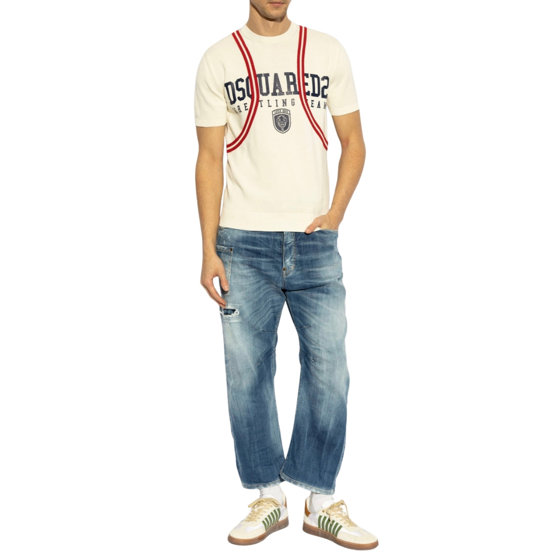 Dsquared2 Medium Small Hole Wash Kawaii Jeans Navy Blue W32