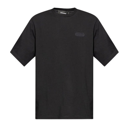 Dsquared2 Loose Fit Cotton T-Shirt Black M