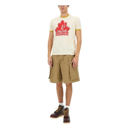 Dsquared2 Logo T-Shirt Milk S