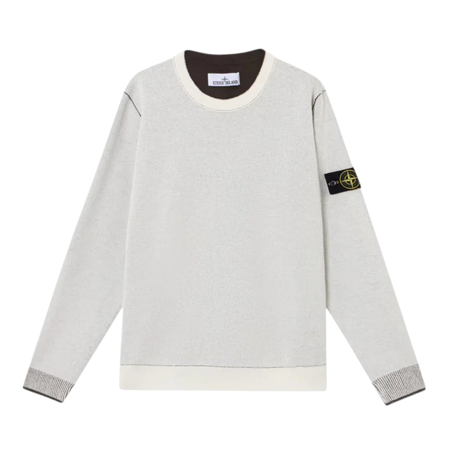Stone Island Double Face In Cotton And Nylon Reversible Sweatshirt