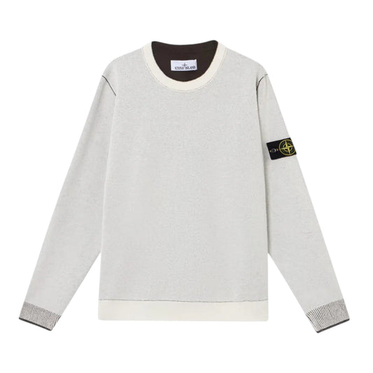 Stone Island Double Face In Cotton And Nylon Reversible Sweatshirt