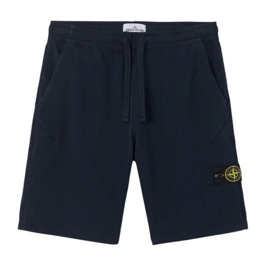 Stone Island Bermuda Navy Cotton Shorts