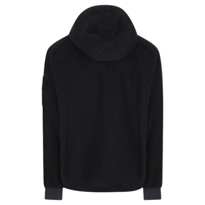 Stone Island Virgin Wool And Nylon Navy Jacket