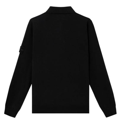 Stone Island Pure Light RWS Wool Ghost Black Sweatshirt