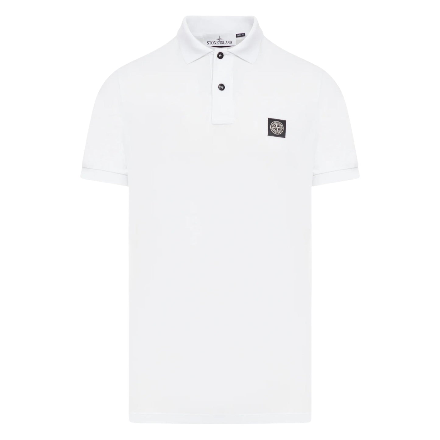 Stone Island White Polo