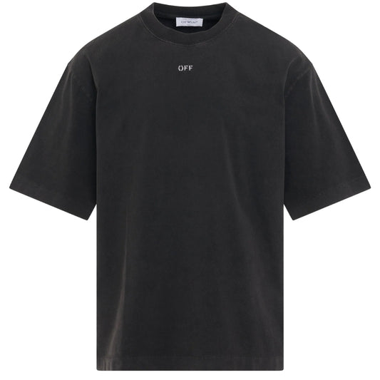 Off White Bacchus Skate Fit Black T Shirt
