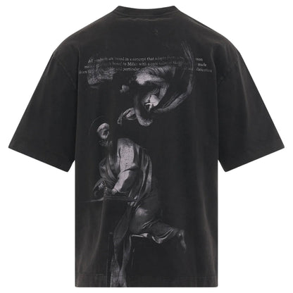 Off White Bacchus Skate Fit Black T Shirt