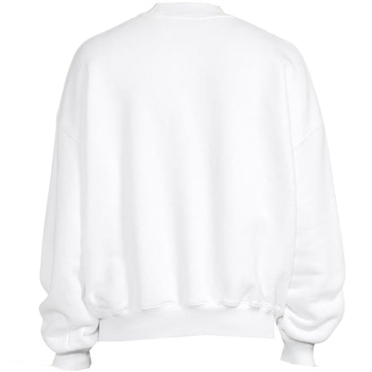 Off White Blurr Book Over White Oversized Sweatshirt