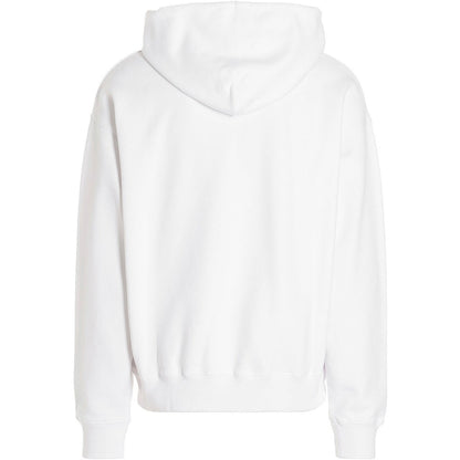 Off White Spray Helvetica Skate Fit White Hoodie