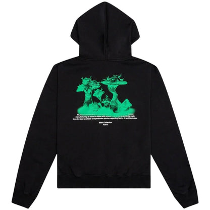 Off White Alien Mush Boxy Fit Black Hoodie