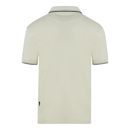 Aquascutum Logo Biege Polo Shirt