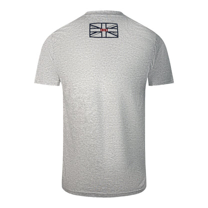 Aquascutum Script Logo Grey T Shirt - Style Centre Wholesale