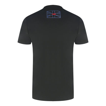 Aquascutum Script Logo Black T Shirt - Style Centre Wholesale