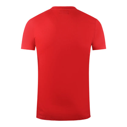 Aquascutum London Aldis Brand Logo Red T Shirt - Style Centre Wholesale