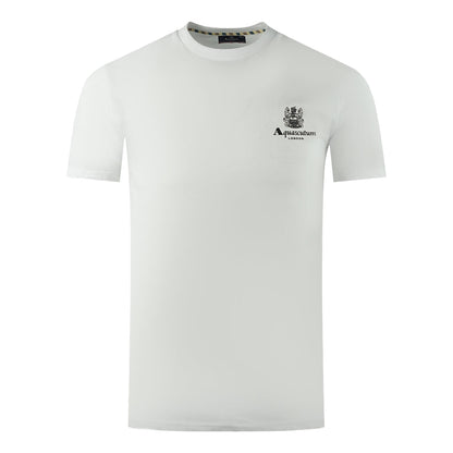 Aquascutum Active Small Logo Pocket Optical White T-Shirt AA FW23 TS004 01 - Style Centre Wholesale